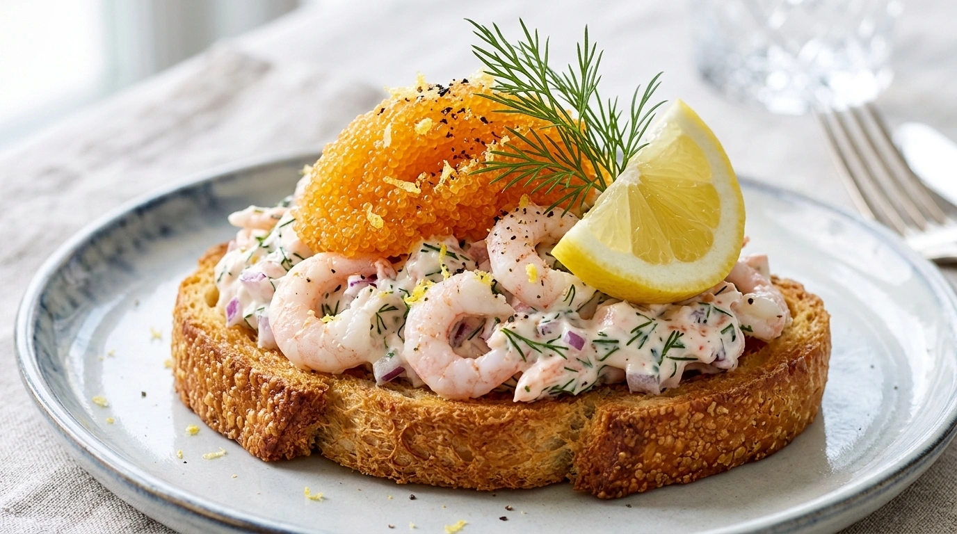 Toast Skagen på budget (med sej)